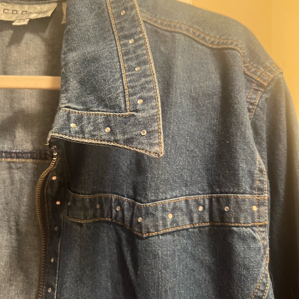 Jean Jacket With - image 4